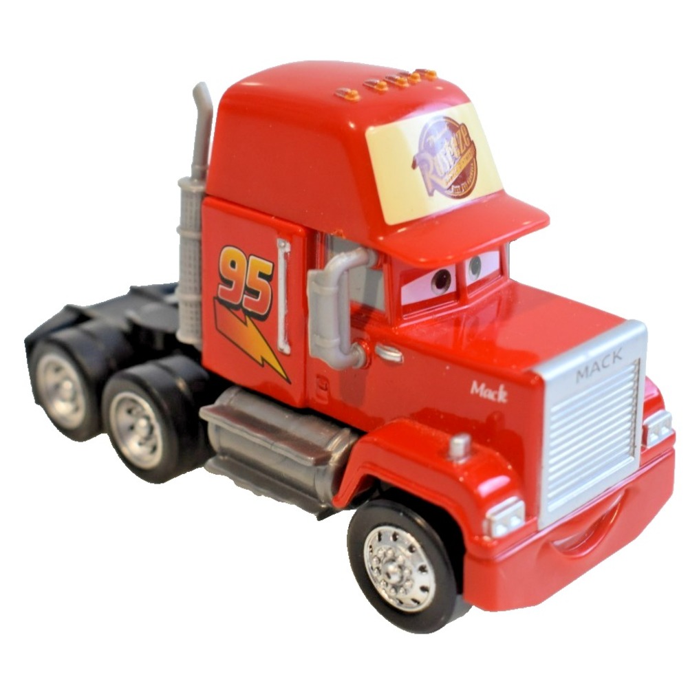Disney Pixar Cars Lightning McQueen Mack Truck Cab 1:55 Diecast Toys Car